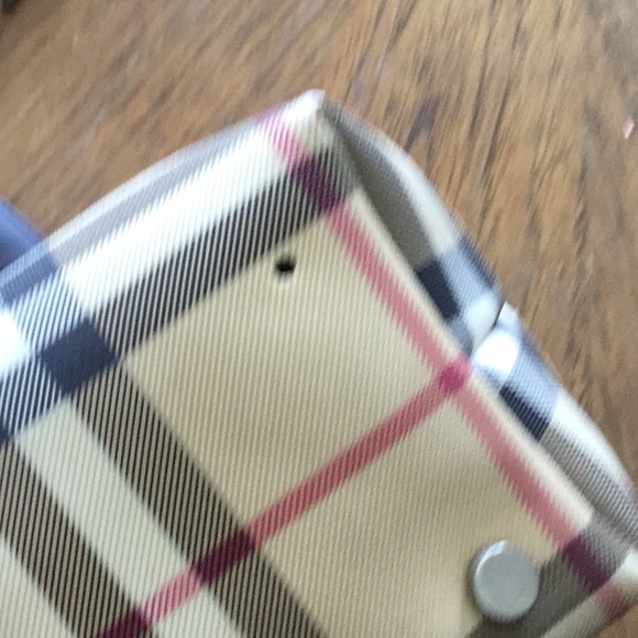 Burberry House Check Small Tote Coated canvas with Black leather detail - Picture 10 of 16